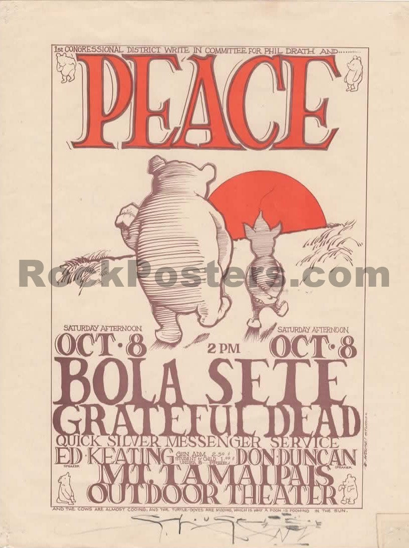 Grateful Dead Handbill ヴィンテージ ポストカード AUCTION - AOR 2.327 - Grateful Dead - 