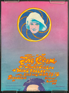AOR 3.73 - Cream - John Van Hamersveld - 1968 Poster - Shrine Auditorium - Very Good