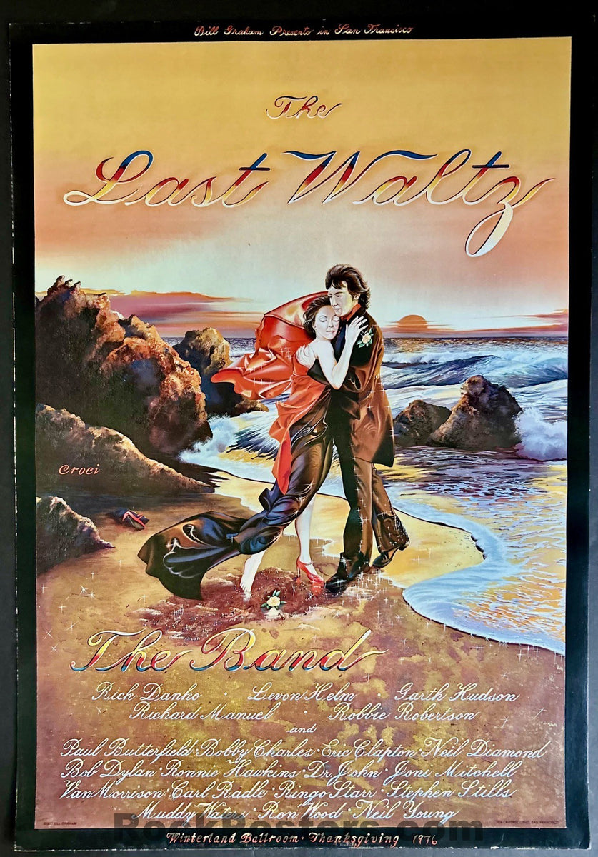 the band last waltz (RARE!!オリジナルポスター送料込） the band last waltz (RARE!!オリジナルポスター送料込）