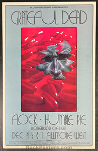 AUCTION - BG-205 - The Grateful Dead - 1969 Poster - Fillmore Auditorium - Excellent