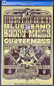 BG-261 - Butterfield Blues Band - Norman Orr Signed - 1970 Poster  - Fillmore West - CGC Graded 9.8
