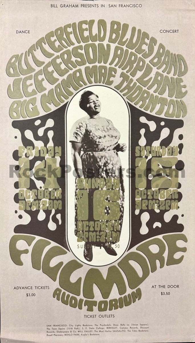 AUCTION - BG-31 - Butterfield Blues Band - Jefferson Airplane