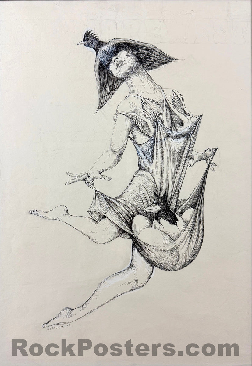 Original Artwork - Lee Conklin - Ink Drawing - 1969 - Fillmore