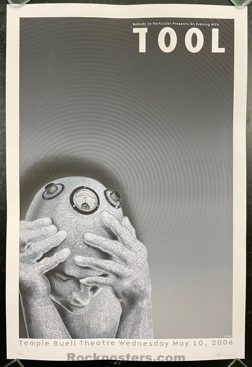 TOOL ポスター　EMEK（thirdeye） AUCTION - Tool - Denver '06 - Cyberman - Emek - First Edition