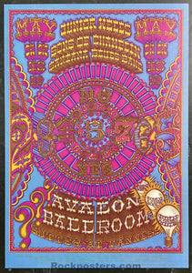 FD-119 - Junior Wells Santana - 1968 Poster - Avalon Ballroom - Near Mint