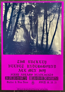 FD-128 - Tim Buckley - Velvet Underground - Paul Kagan - 1968 Poster - Avalon Ballroom - Near Mint