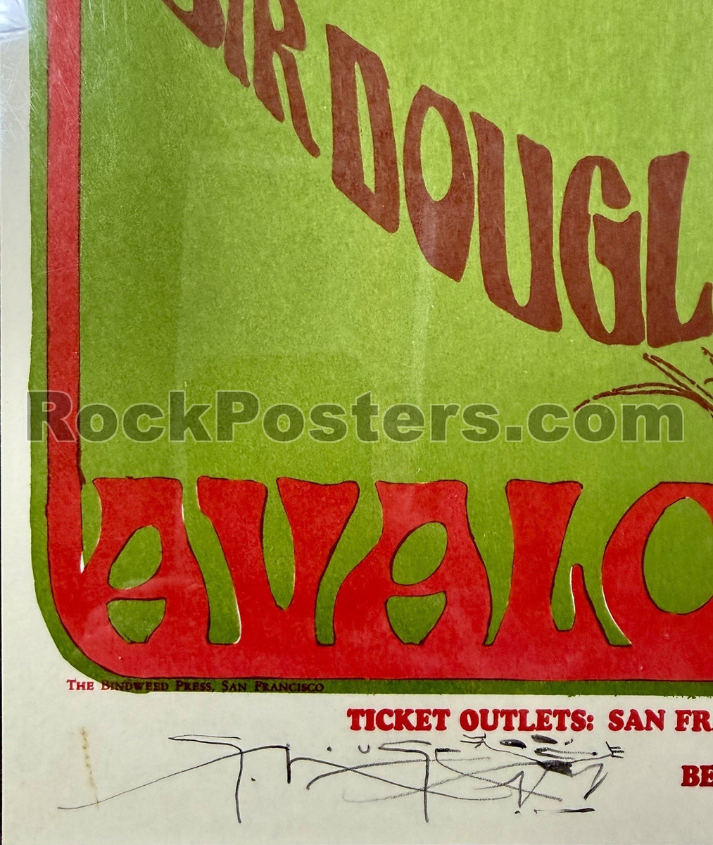 FD-24 - 13th Floor Elevators - Mouse Signed - 1966 Poster - Avalon
