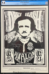 AUCTION - FD-31 - Daily Flash - Stanley Mouse Signed - 1966 Poster - Avalon Ballroom - CGC Graded 9.8
