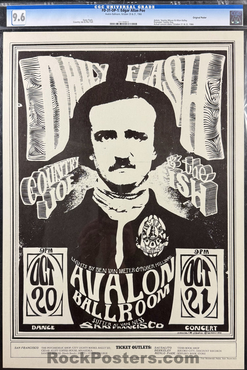 朝日杯FS ドルチェモア B1ポスター A rare East Bay gig for the Charlatans, with Country Joe & the