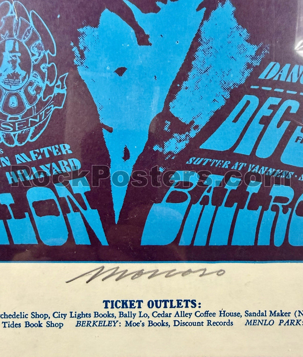 FD-38 - Big Brother Janis Joplin - Moscoso Signed - 1966 Poster