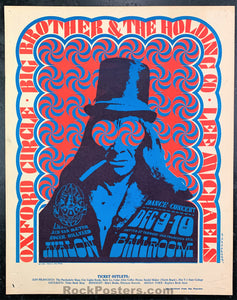 AUCTION - FD-38 - Big Brother Janis Joplin - 1966  Poster - Avalon Ballroom - Very Good