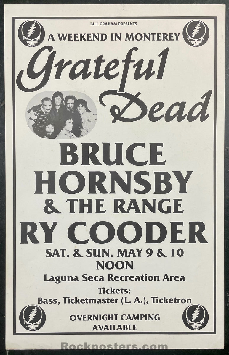 GD Misc. - Grateful Dead - 1987 Poster - Laguna Seca Monterey
