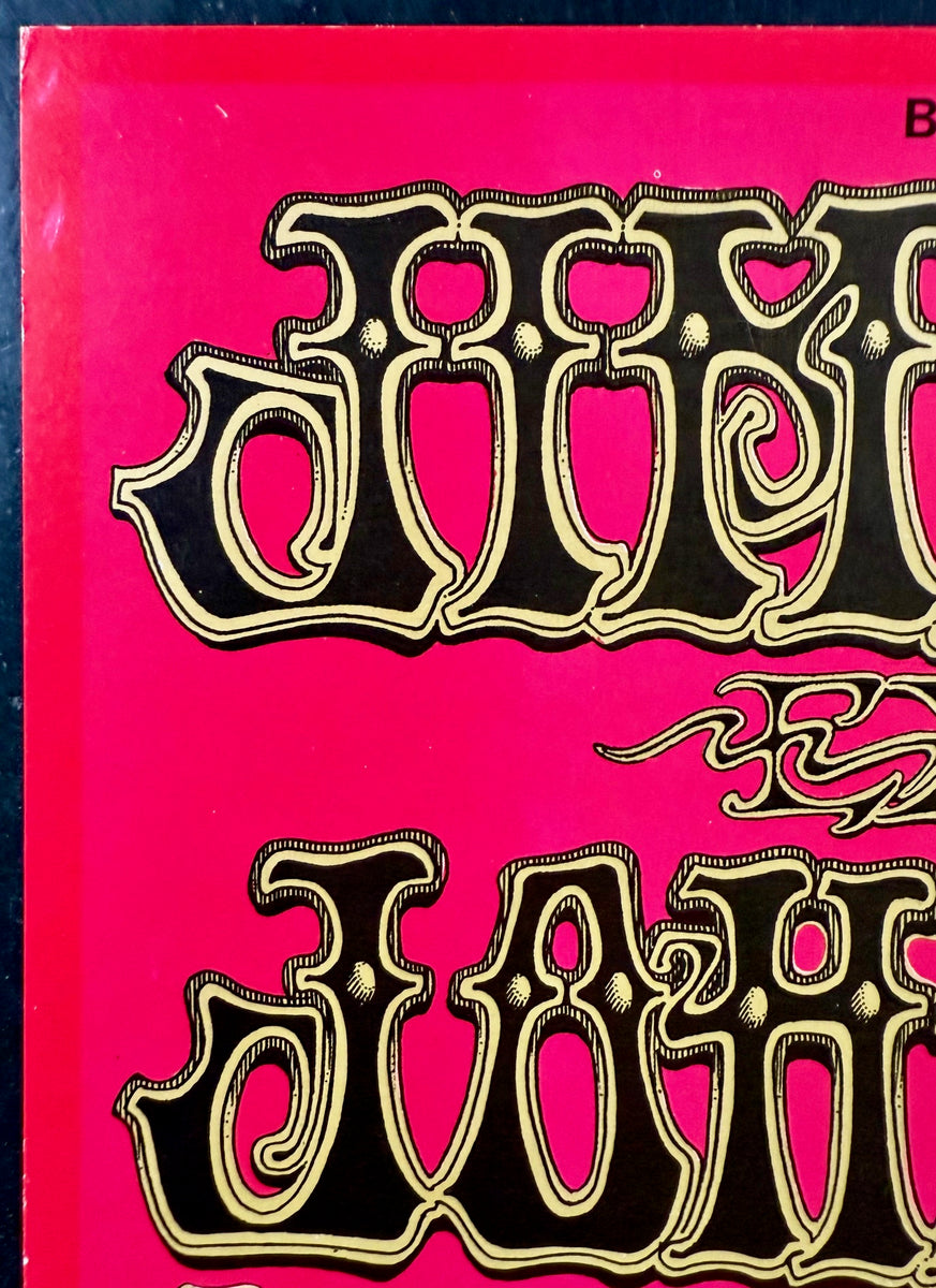AUCTION - BG-105-RP-2 - Jimi Hendrix - Rick Griffin - 1968 Poster