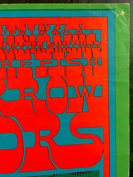 FD-50 - The Doors - Victor Moscoso - 1967 Poster - Avalon Ballroom - Very Good