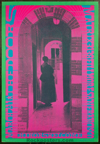 AUCTION - Neon Rose 10 - The Doors - Victor Moscoso - 1967 Poster - The Matrix - Near Mint Minus