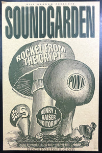 PK-26 - Sound Garden - 1996 Flyer - Henry J. Kaiser Auditorium - Excellent