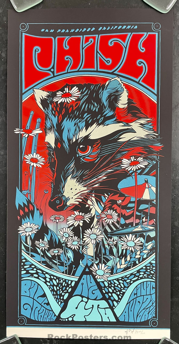 AUCTION - Phish - San Francisco '13 - Tyler Stout - Triptych Poster Se