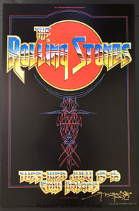 AUCTION - AOR 4.41 - Rolling Stones - Stanley Mouse Signed - San Francisco - 1975 Poster - Near Mint