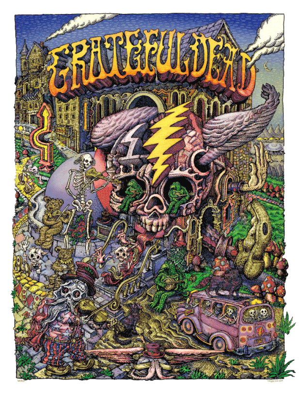 AUCTION - Grateful Dead '25 - 60th Anniversary - David Welker - 3D