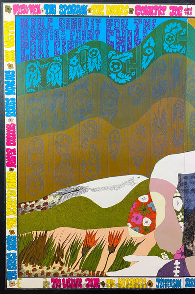 AUCTION - AOR 2.317 & 2.318 - The Doors - Magic Mountain Festival - 1967 Poster Set - Excellent