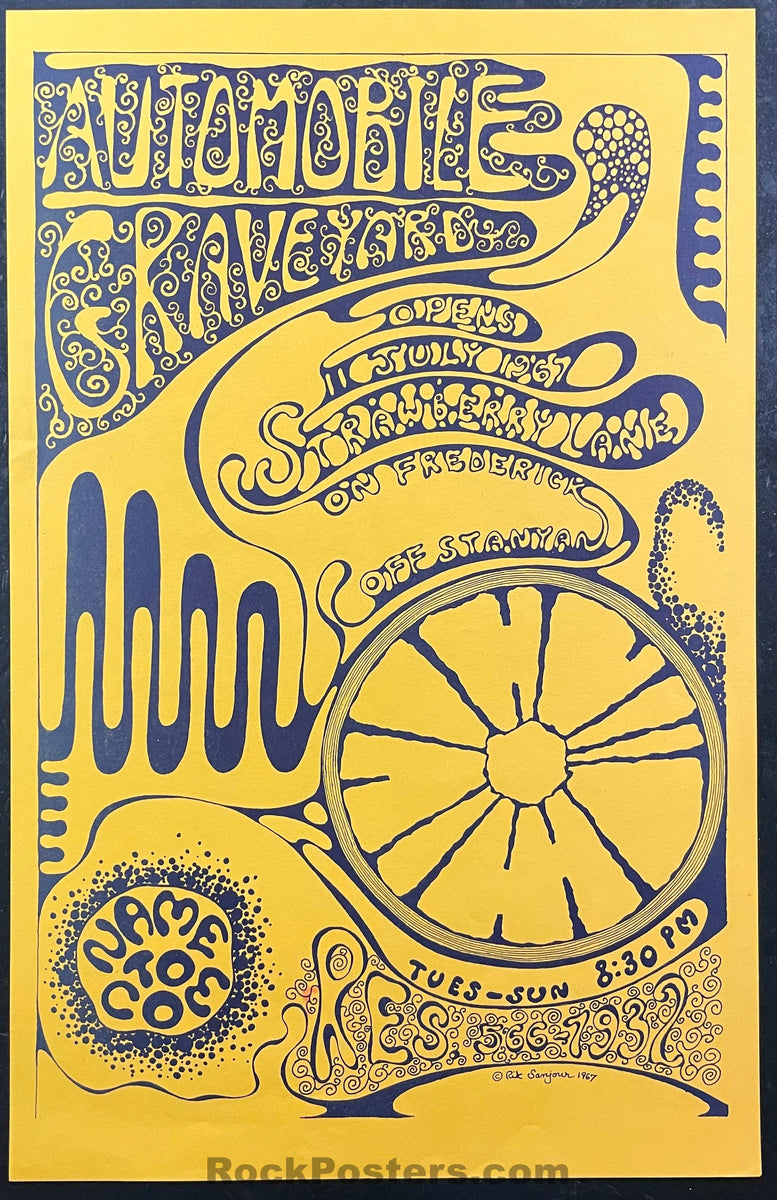 AUCTION - Psychedelic - Haight-Ashbury 1967 - Grand Opening Poster