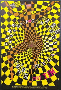 BG-119 - Loading Zone Tiny Tim - 1968 Poster - Fillmore Auditorium - Near Mint