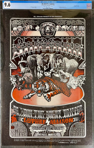 BG-248 - Santana Dr. John - Norman Orr Signed - 1970 Poster - Fillmore West - CGC Graded 9.6