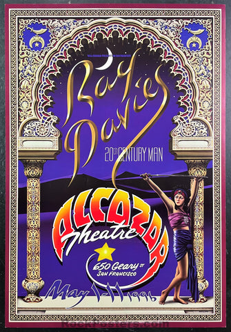BGP-142 - Ray Davies - 1996  Poster - Alcazar Theater - Near Mint Minus