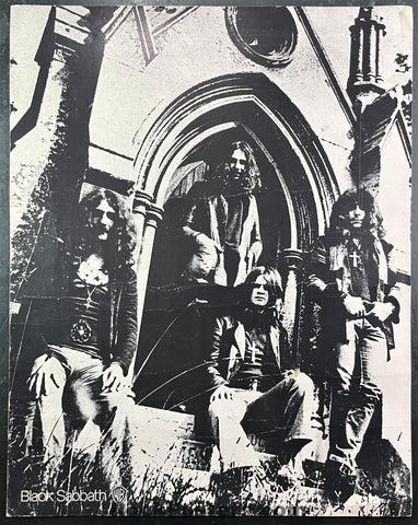 AUCTION - Black Sabbath -  Warner Brothers In-Store - 1970s Promo Poster - Good