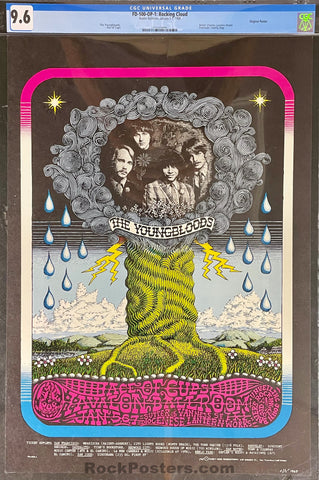 FD-100 - Youngbloods Ace Of Cups - 1968 Poster - Avalon Ballroom - CGC Graded 9.6