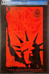 AUCTION - FD-110 - Blood, Sweat, and Tears - 1968 Poster - Mouse Signed - Avalon Ballroom - CGC Graded 8.5