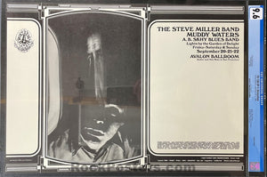 FD-138 - Steve Miller Muddy Waters - 1968 Poster - Avalon Ballroom - CGC Graded 9.6