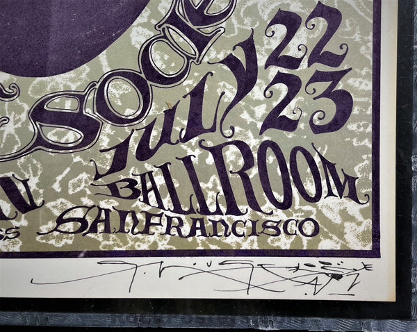 AUCTION - FD-17 - Jefferson Airplane -  Mouse SIGNED - 1966 Poster - Avalon Ballroom - CGC Graded 9.4