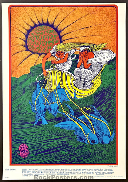 AUCTION - Blue Cheer/Canned Heat - Two Psychedelic Posters - FDD-10/FDD-14 - Bob Fried - Denver Dog - Mint