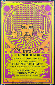AUCTION - AOR 2.90 - Jimi Hendrix Experience - 1968 Poster - Fillmore East - Excellent