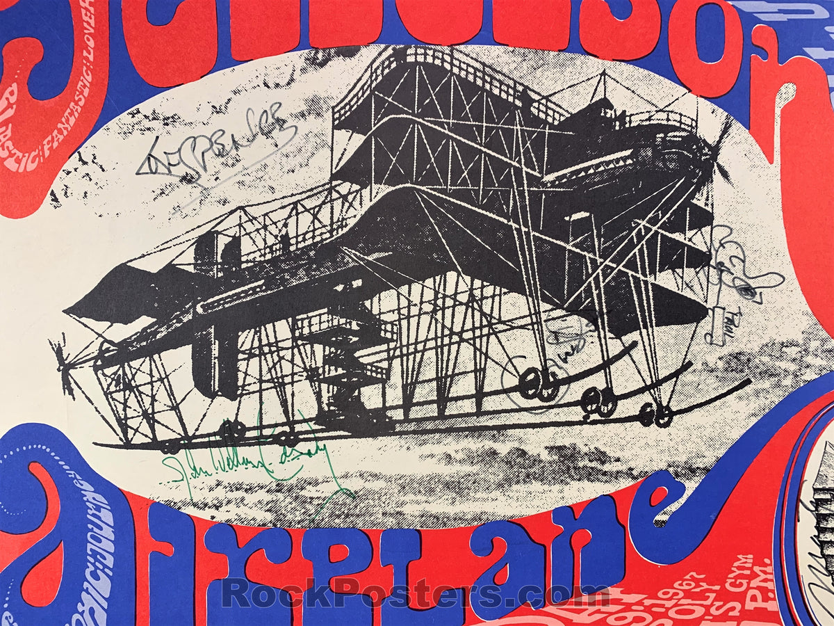 AUCTION - AOR 3.36 - Jefferson Airplane Band & Artist Signed