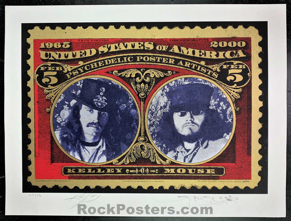 AUCTION - Stanley Mouse & Alton Kelley - Psychedelic Double Signed