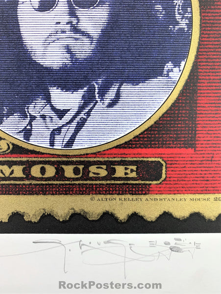 AUCTION - Stanley Mouse & Alton Kelley - Psychedelic Double Signed Poster Silkscreen - Poster - Condition - Near Mint Minus