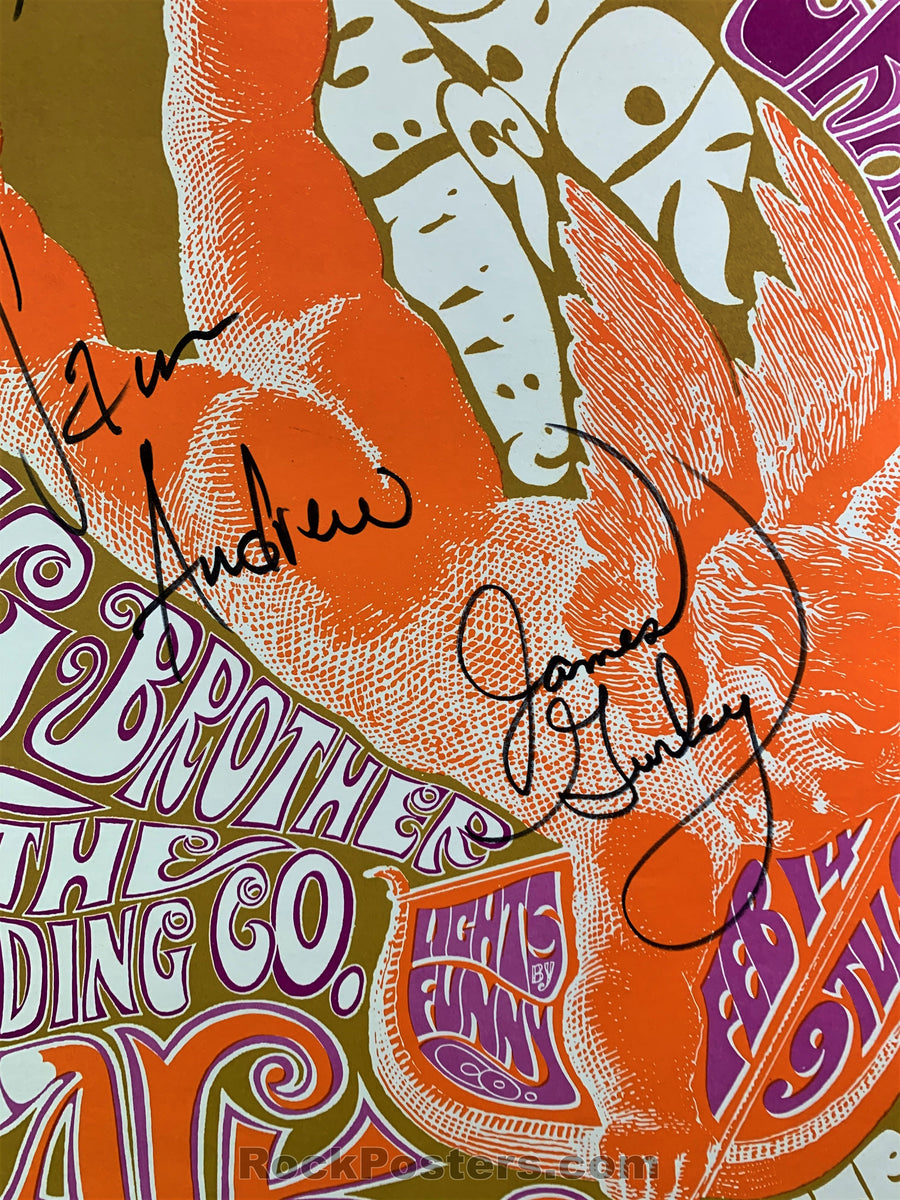 AUCTION - The Ark - Big Brother Band Signed 1967 Poster