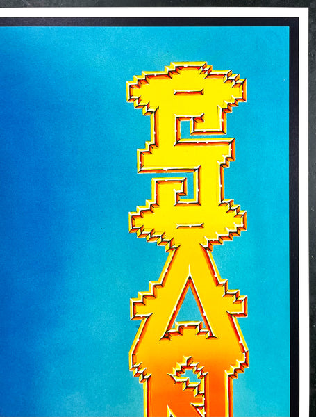 AUCTION - Santana - Kelley & Santana  SIGNED - 1997 Poster - Near Mint