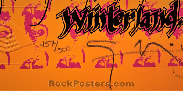 AUCTION - AOR-2.183 - Trip Or Freak 2nd Print Poster - Mouse & Kelley Signed - Winterland - Near Mint Minus