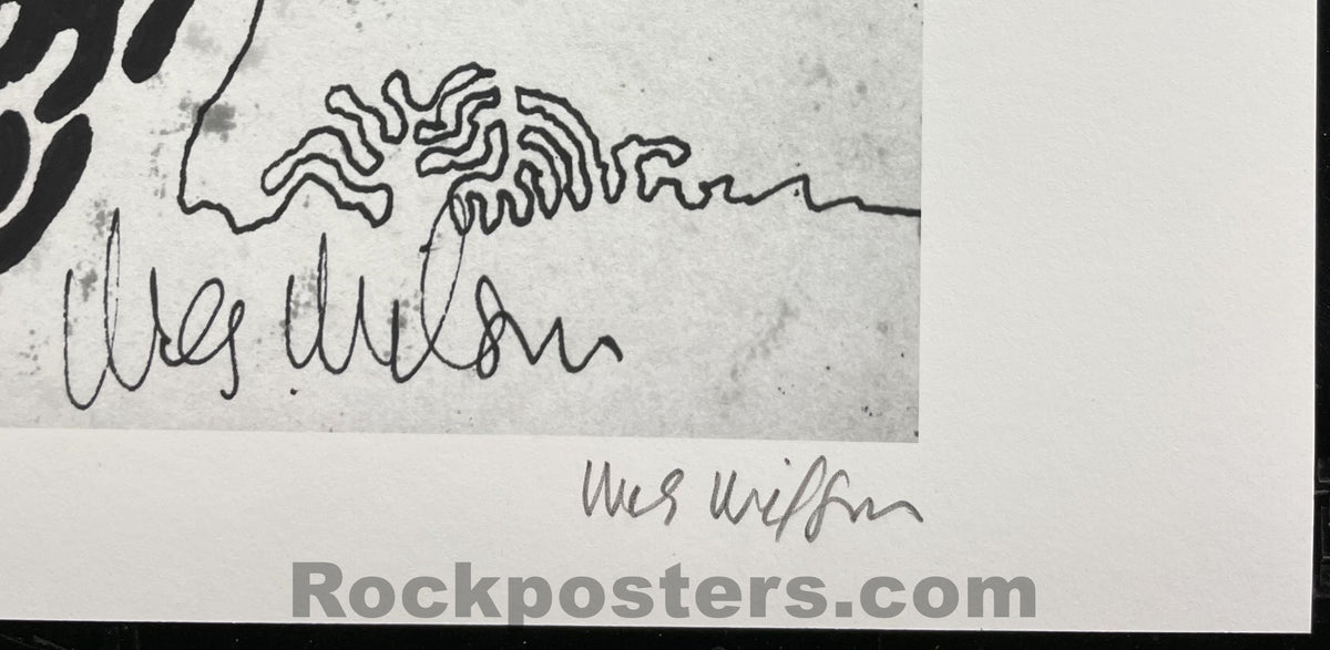 AUCTION - Wes Wilson Art - Hand Signed 2/6 - Limited Edition Print