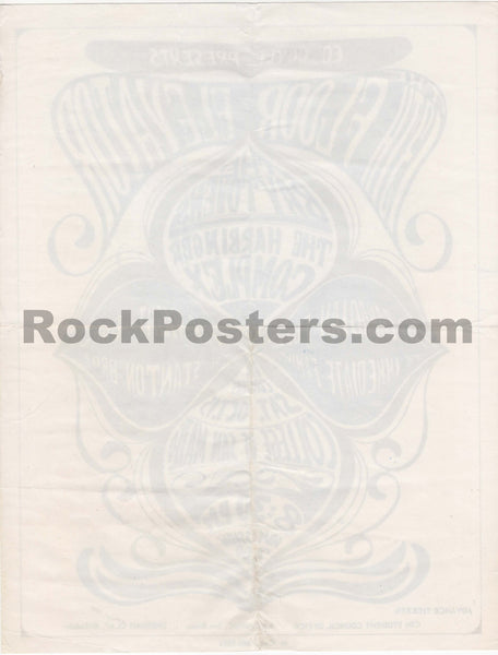 AUCTION - 13th Floor Elevators - Baytovens - 1966 Handbill - College of San Mateo - Excellent