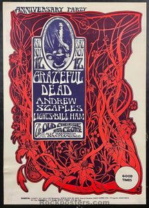 AUCTION - AOR 2.185 - Grateful Dead - Mouse & Kelley - 1966 Poster - Cheese Factory - Excellent