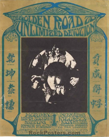 AOR 2.192 - Grateful Dead Fan Club - 1967 Handbill/Mailer - Rough