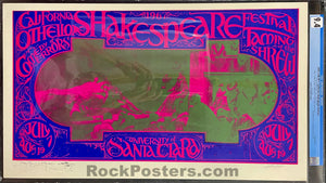 AUCTION - AOR 2.366 - California Shakespeare Festival - Mouse & Kelley SIGNED - 1967 Poster - CGC Graded 9.4