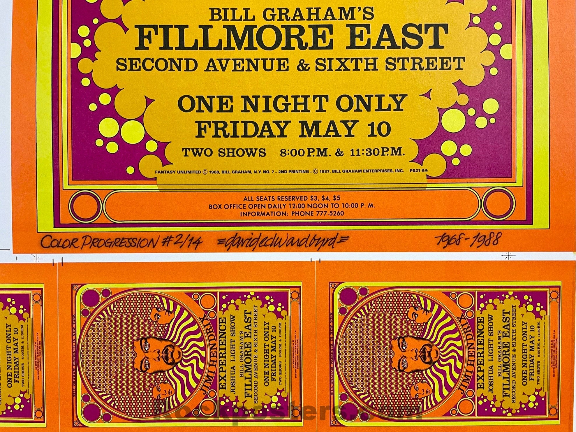 年代物フェスポスターTHEDOORSMILESDAVISJimiHendrix 年代物フェス