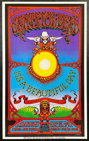 AOR 3.116-OP-2 - Grateful Dead - Rick Griffin - 1968  Poster - Honolulu - Near Mint