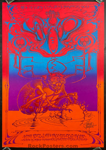 AUCTION -  AOR-3.65 - The Who - Rick Griffin Signed - 1969 Poster - Hollywood Palladium - Excellent