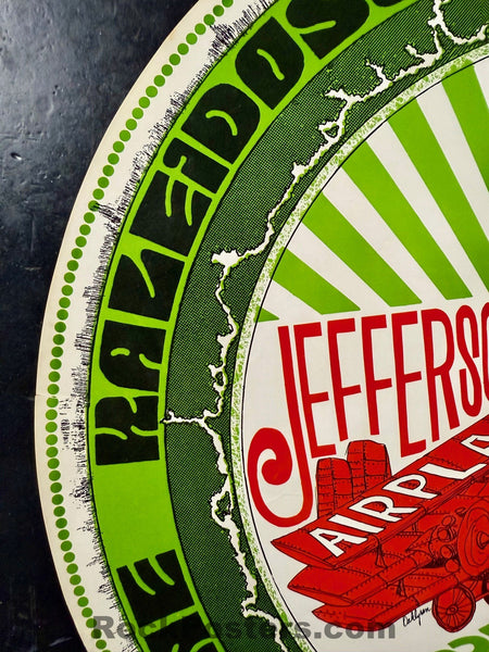 AUCTION - AOR 3.79 - Jefferson Airplane - Buffalo Springfield - 1968 Poster - Kaleidoscope - Very Good